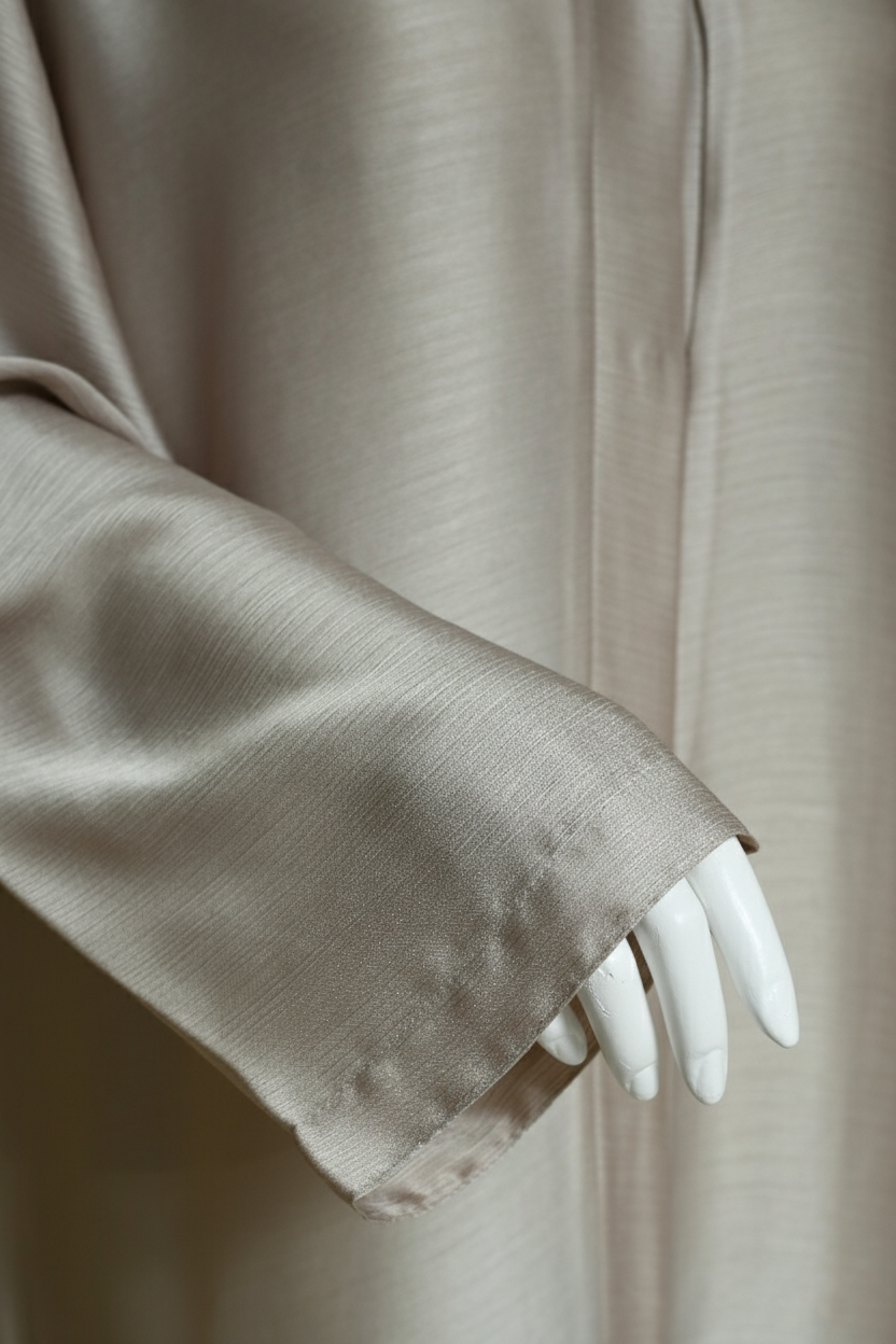 Ferozi Tye n Dye Abaya by Mawaahib – Crinkle Silk, bold & light dual-shade design with matching dupatta