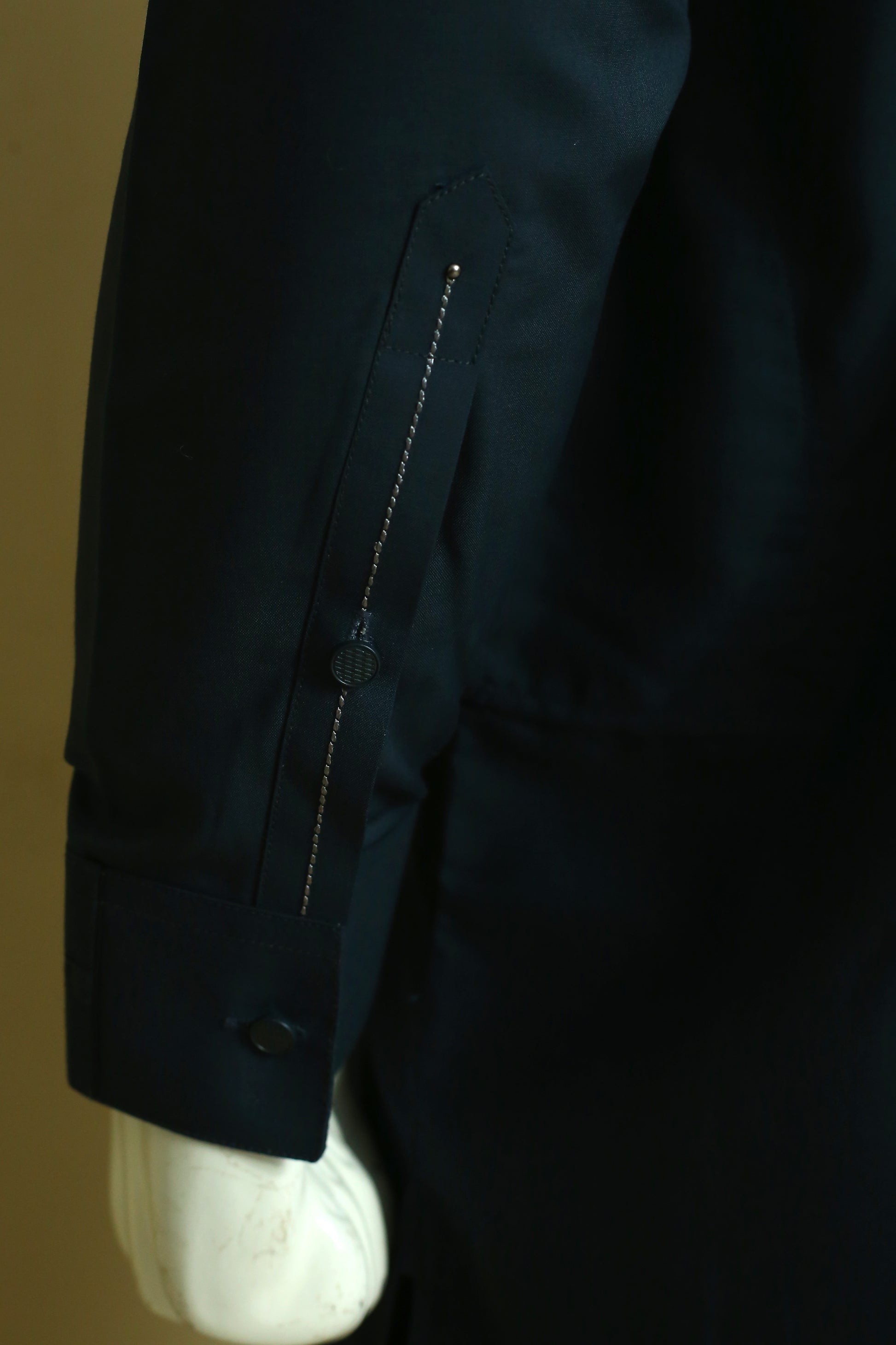 Green Shalwar Qameez by Mawaahib – Premium wash n wear fabric, sherwani collar, patti work, cuff sleeves