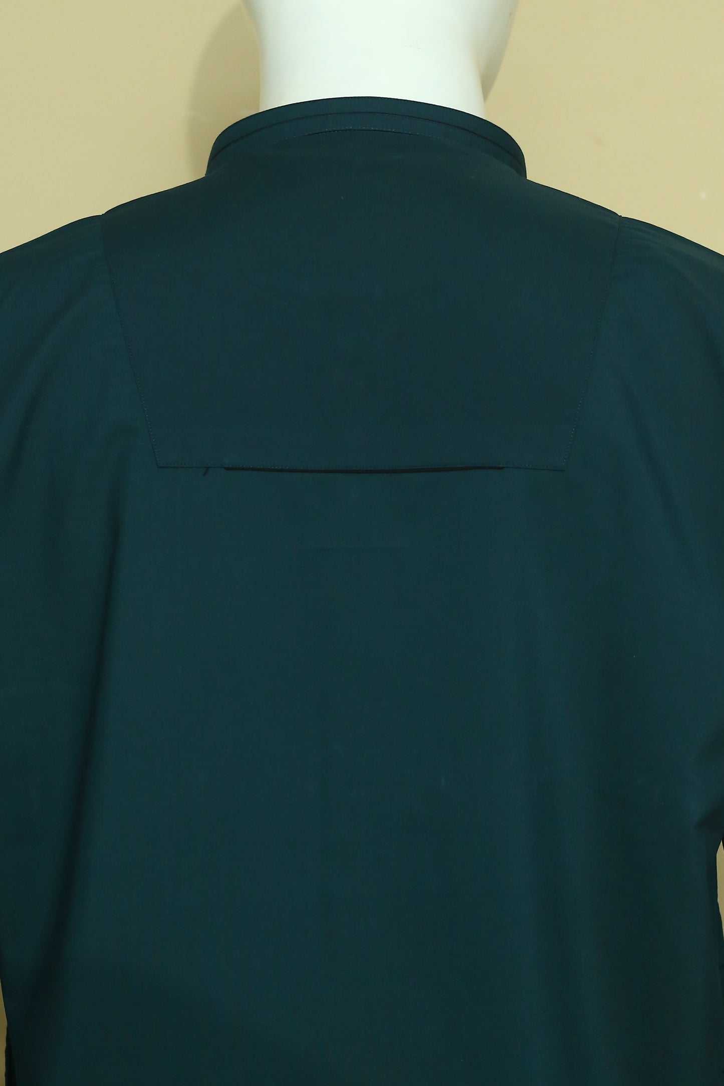 Premium Green Shalwar Qameez with sherwani-style collar and patti work. Soft, breathable wash n wear fabric perfect for daily and event wear.